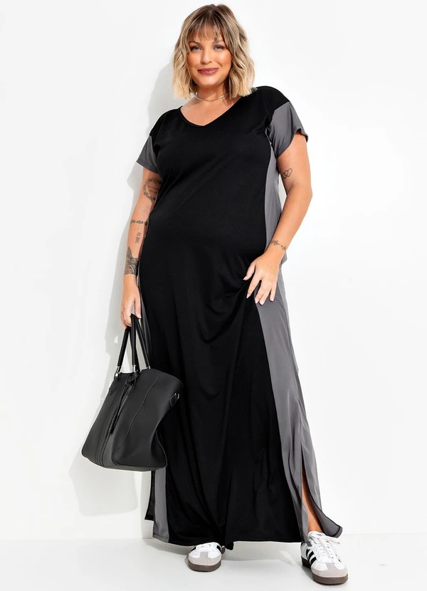 Marguerite - Vestido Preto em Malha