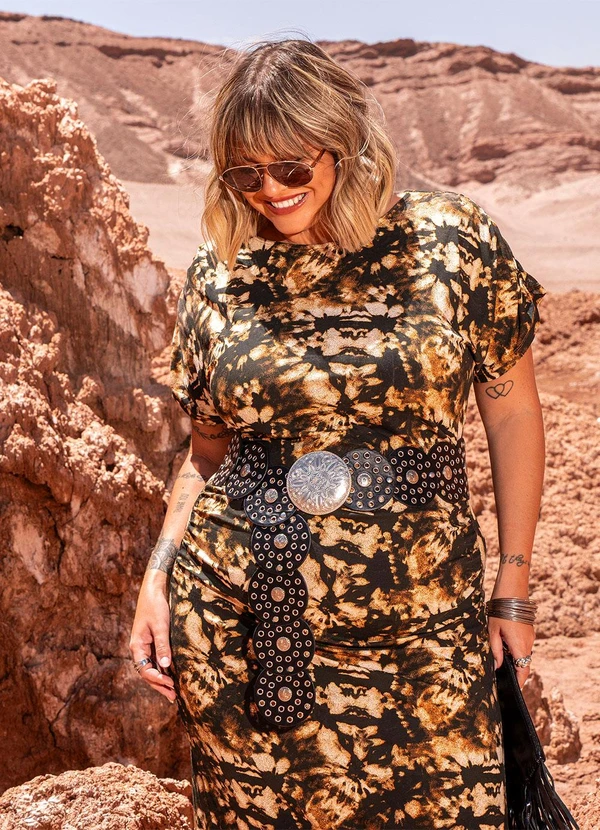 Marguerite - Vestido Tie Dye em Malha de Viscose 5