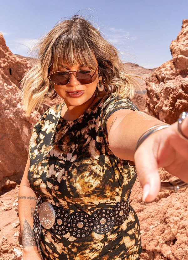 Marguerite - Vestido Tie Dye em Malha de Viscose 6