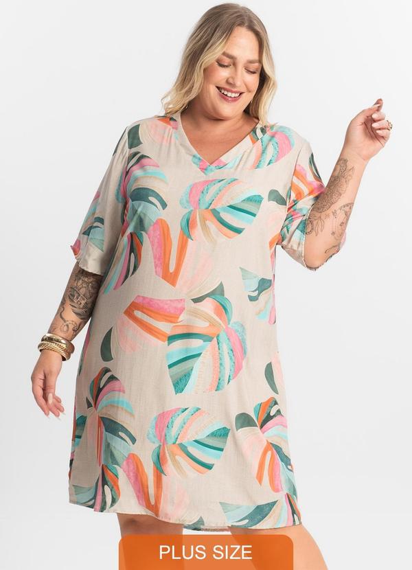 Secret Glam - Vestido Curto Bege