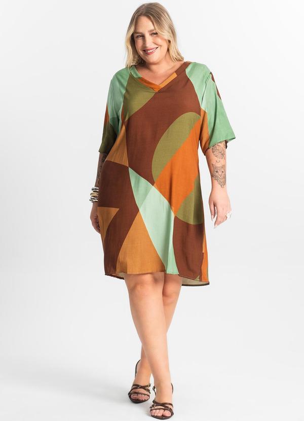 Secret Glam - Vestido Curto Marrom 3