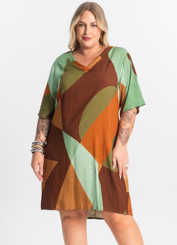 Secret Glam - Vestido Curto Marrom 4