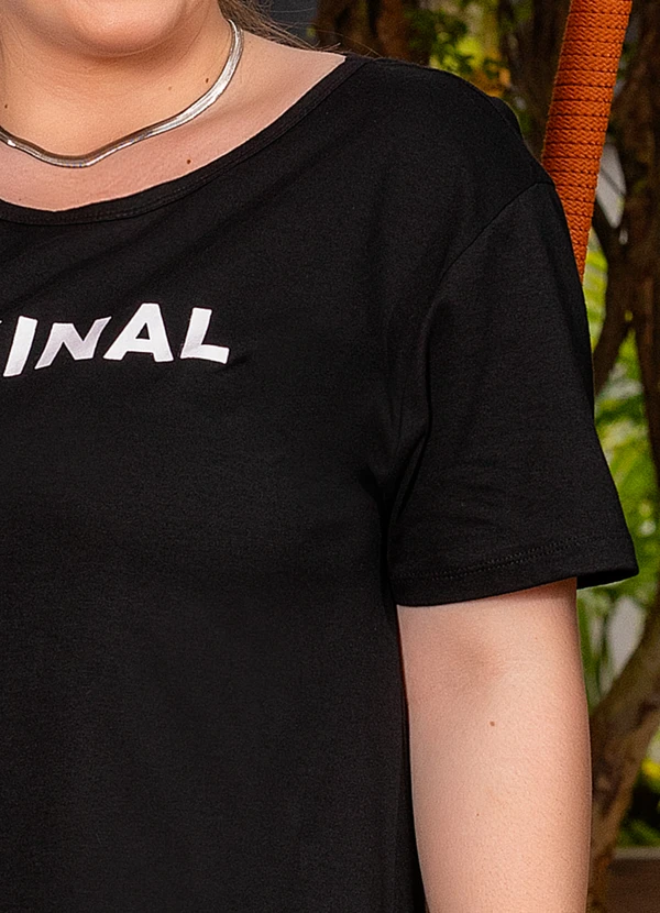 Marguerite - Vestido Preto em Malha de Algodão 1