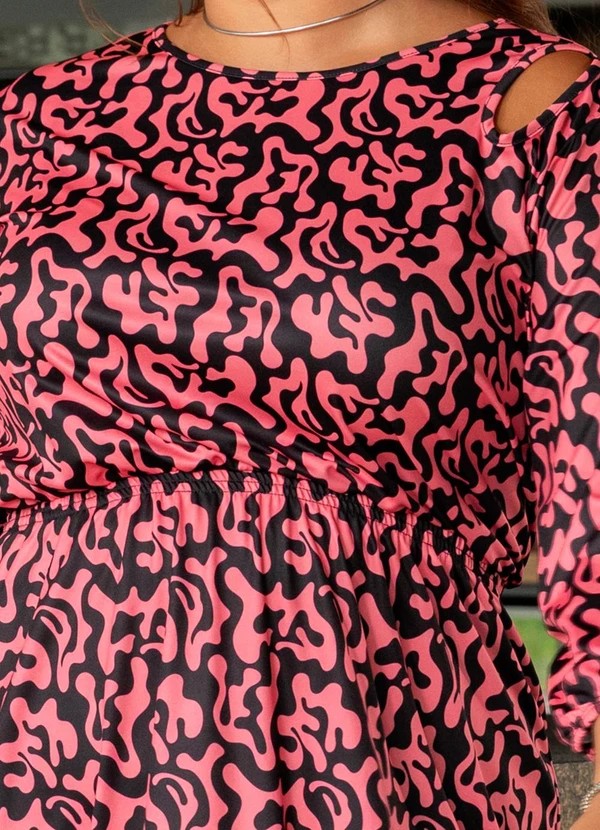 Marguerite - Vestido Arty Rosa em Jersey Acetinado 3