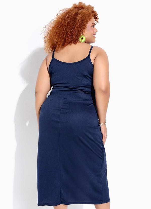 Marguerite - Vestido Azul Marinho em Malha 4