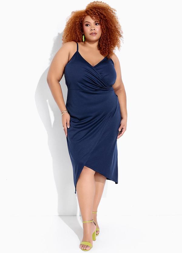 Marguerite - Vestido Azul Marinho em Malha 3