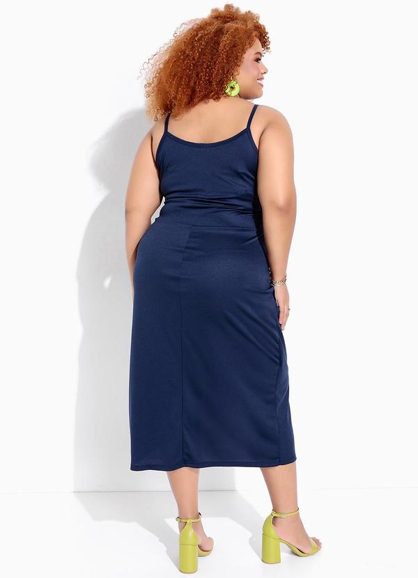 Marguerite - Vestido Azul Marinho em Malha 2