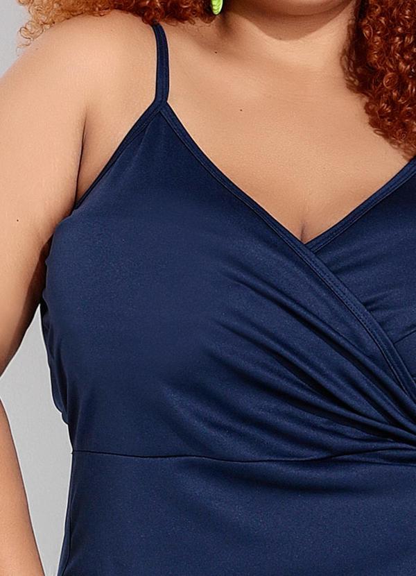 Marguerite - Vestido Azul Marinho em Malha 1