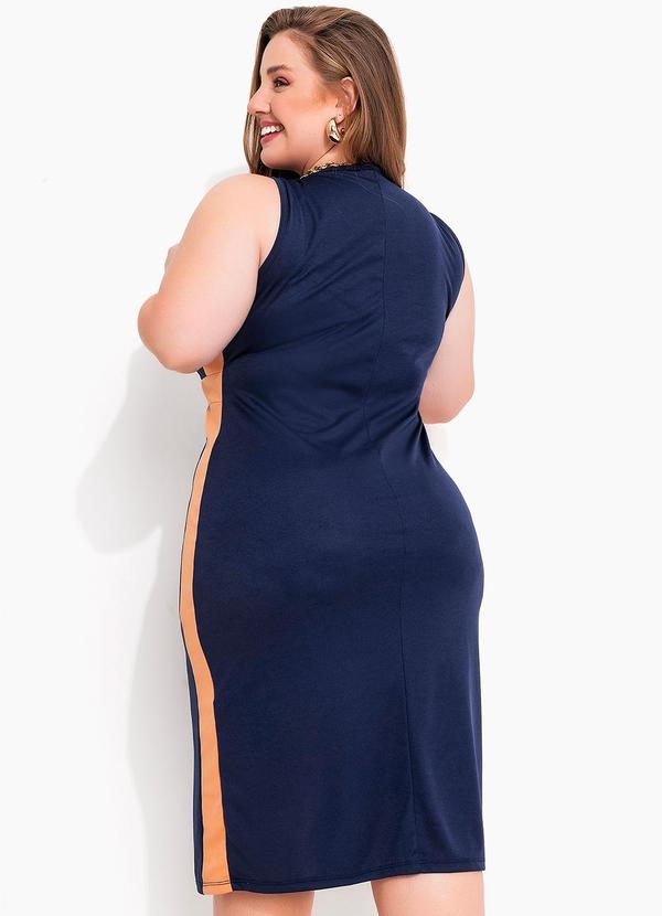 Marguerite - Vestido Azul Marinho em Malha 4