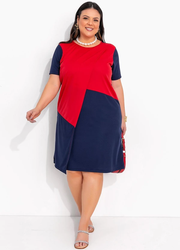 Marguerite - Vestido Azul Marinho em Malha 3