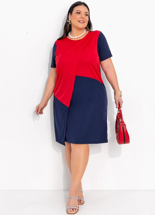 Marguerite - Vestido Azul Marinho em Malha 5