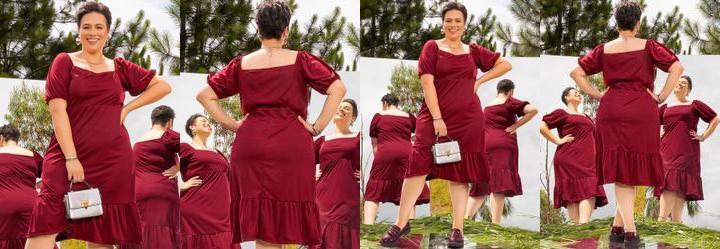 Vestido Bord em Malha de Polister