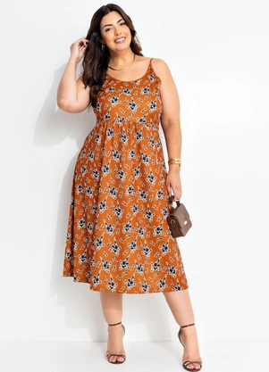 Marguerite - Vestido Buquê de Flores em Jersey Acetinado - MARGUERITE