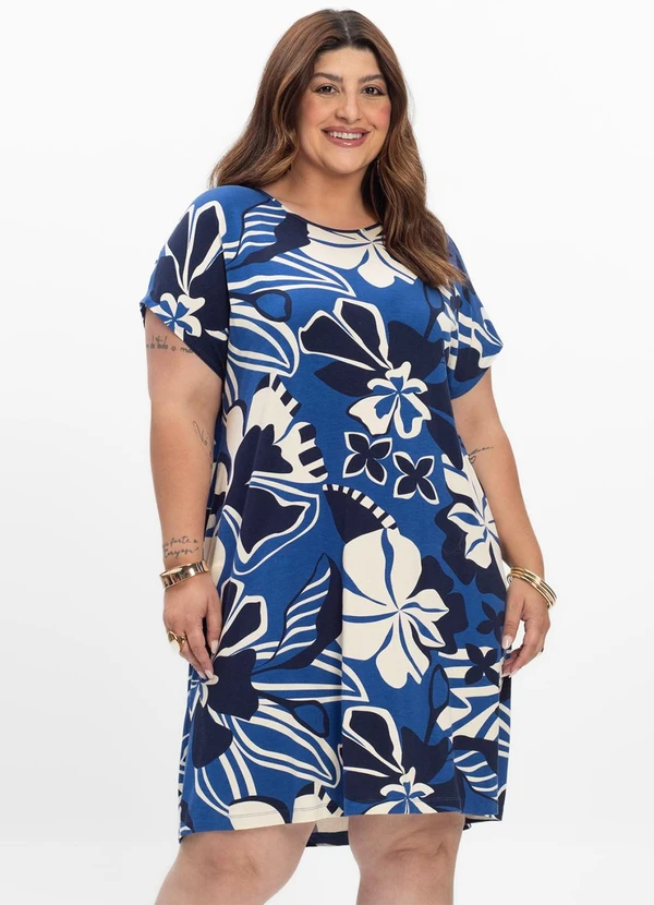 Secret Glam - Vestido Curto Feminino Azul