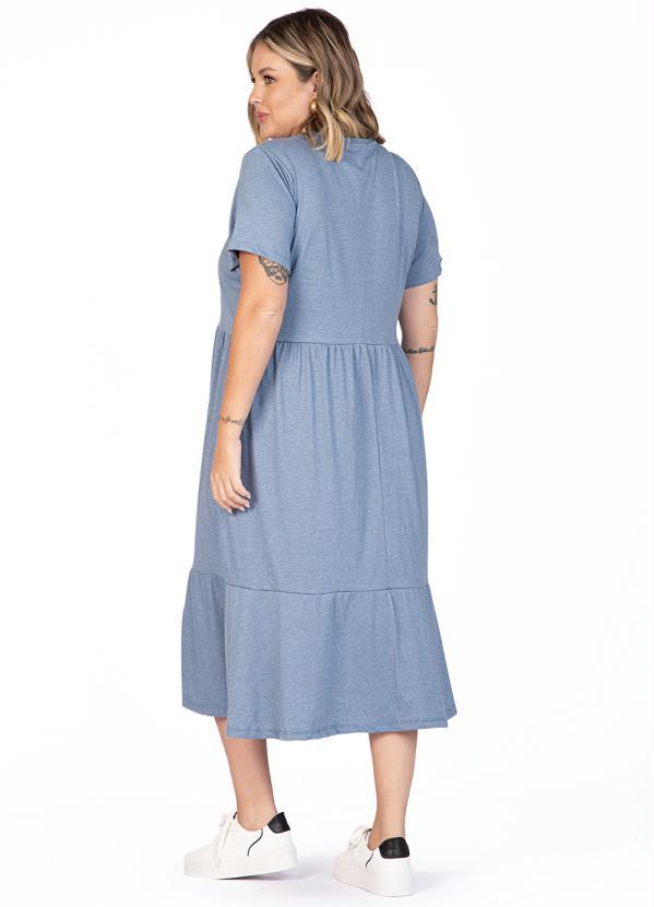 Miss Masy Plus - Vestido Feminino Ligia Azul 2