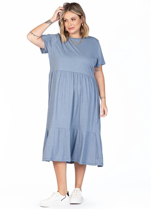Miss Masy Plus - Vestido Feminino Ligia Azul 3