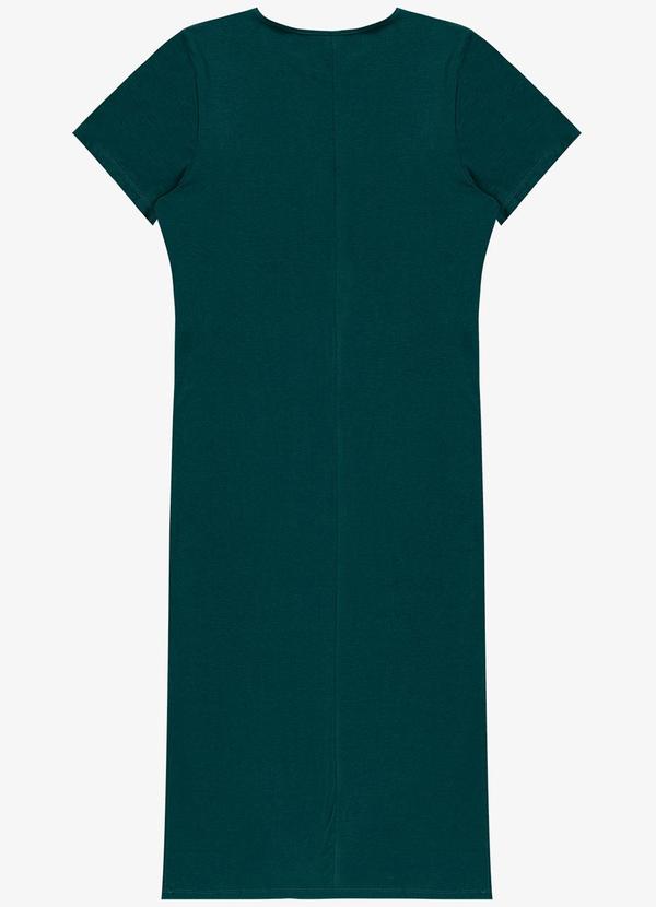Infinita Cor - Vestido Feminino Midi Plus Size Verde 2