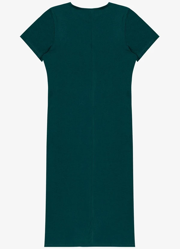 Infinita Cor - Vestido Feminino Midi Plus Size Verde 2