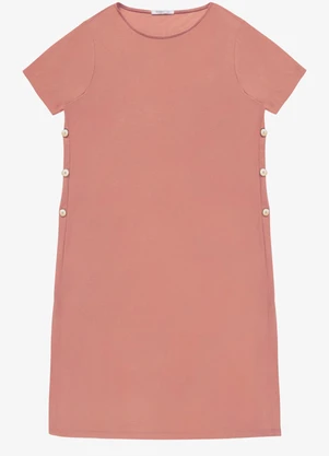 Secret Glam - Vestido Feminino Plus Midi Rosa - SECRET GLAM