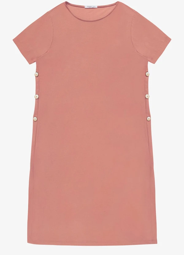 Secret Glam - Vestido Feminino Plus Midi Rosa