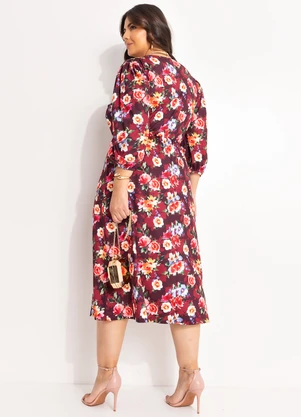 Marguerite - Vestido Floral Capa de Sofá em Malha Fria - MARGUERITE