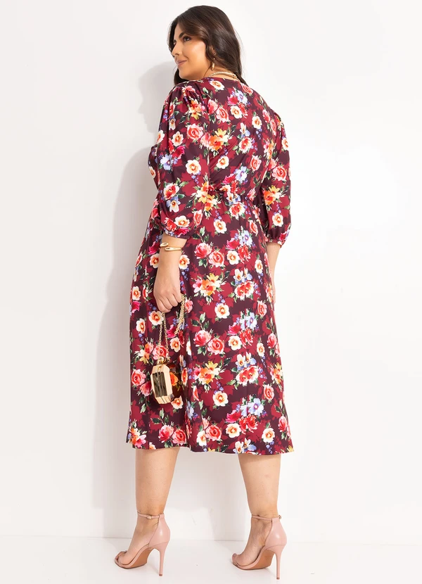 Marguerite - Vestido Floral Capa de Sofá em Malha Fria 2