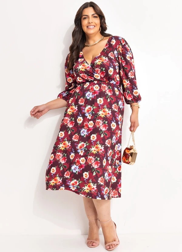 Marguerite - Vestido Floral Capa de Sofá em Malha Fria 3