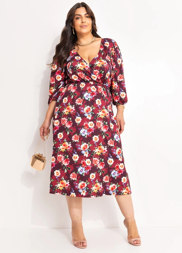 Marguerite - Vestido Floral Capa de Sofá em Malha Fria 4