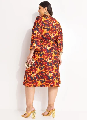 Marguerite - Vestido Fogo Mesclado em Malha Fria - MARGUERITE
