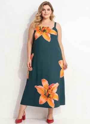 Marguerite - Vestido Lírio Laranja em Malha Fria - MARGUERITE