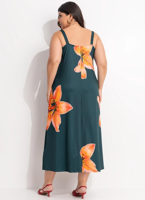 Marguerite - Vestido Lírio Laranja em Malha Fria 2