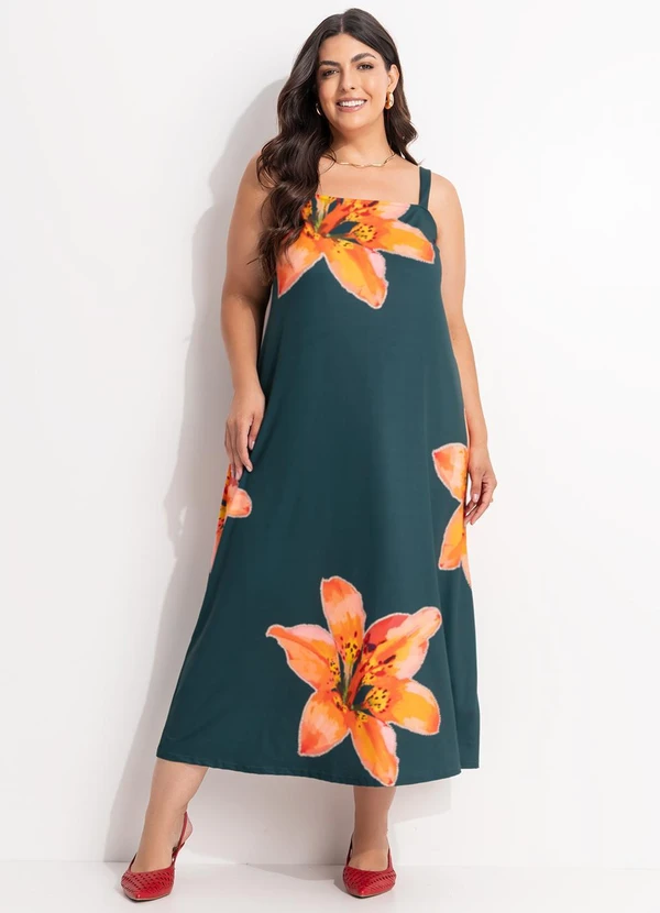 Marguerite - Vestido Lírio Laranja em Malha Fria 3