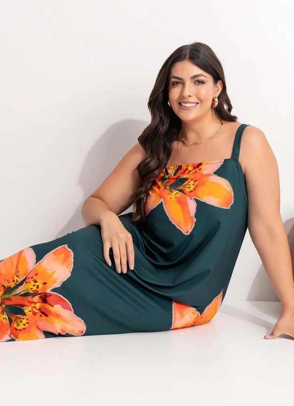 Marguerite - Vestido Lírio Laranja em Malha Fria 6