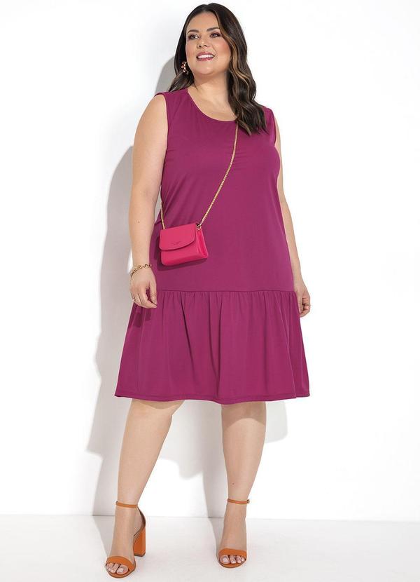 Marguerite - Vestido Magenta em Malha 3