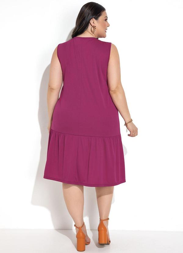 Marguerite - Vestido Magenta em Malha 2