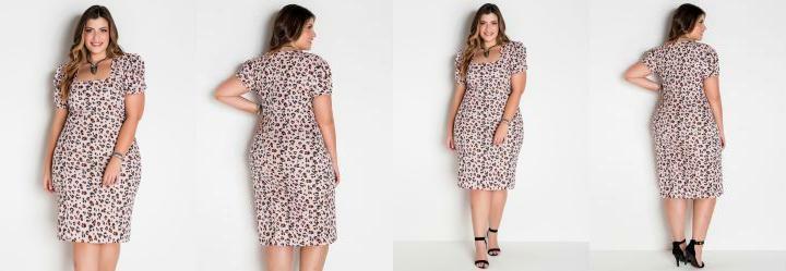 Vestido Mangas Princesa Ona Ros Plus Size