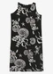 Secret Glam - Vestido Midi Estampado Preto - variação: Preto