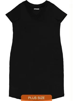Secret Glam - Vestido Midi Feminino Preto - SECRET GLAM