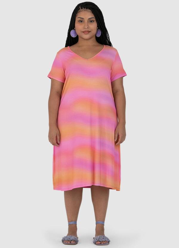 Malwee - Vestido Midi Feminino Rosa