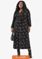 Secret Glam - Vestido Midi Manga Longa Plus Size Preto - variação: Preto