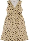 Malwee - Vestido Mídi Transpassado Animal Print Bege - variação: Bege