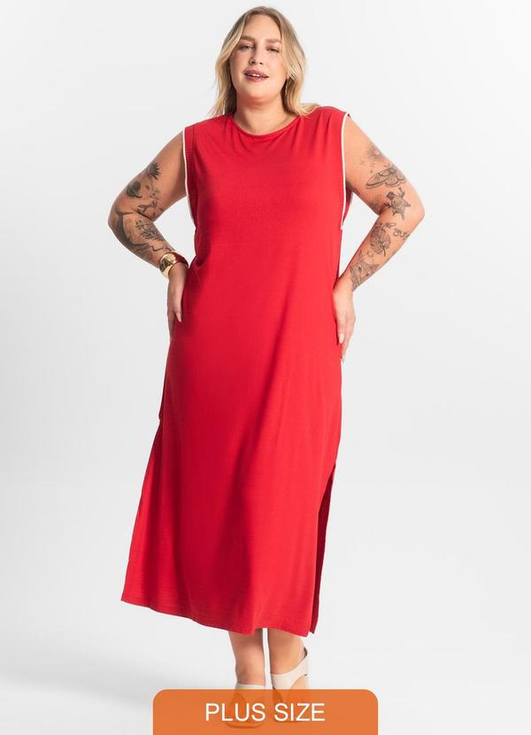 Secret Glam - Vestido Midi Vermelho