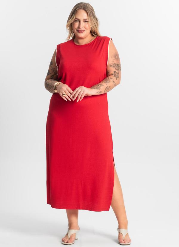 Secret Glam - Vestido Midi Vermelho 3