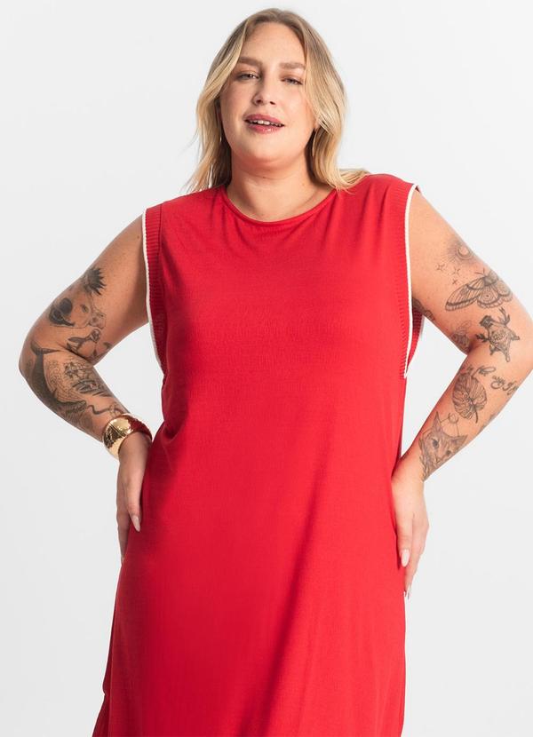 Secret Glam - Vestido Midi Vermelho 4