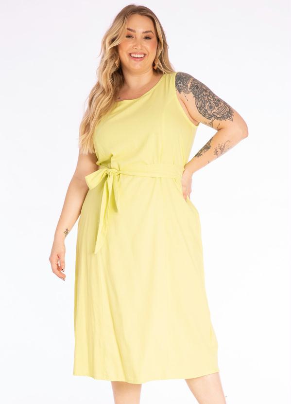 Lisamour - Vestido Mini em Tecido Verde