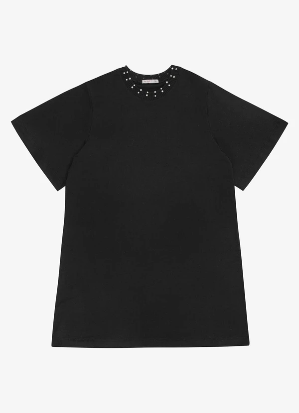 Secret Glam - Vestido Molecotton Plus Size Preto 3