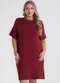 Secret Glam - Vestido Molecotton Plus Size Preto - variação: Vermelho