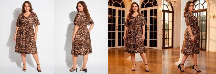 Vestido Oncinha em Malha Fria