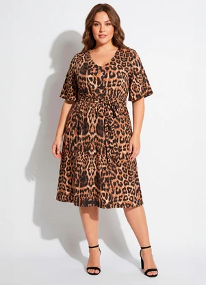 Marguerite - Vestido Oncinha em Malha Fria - MARGUERITE