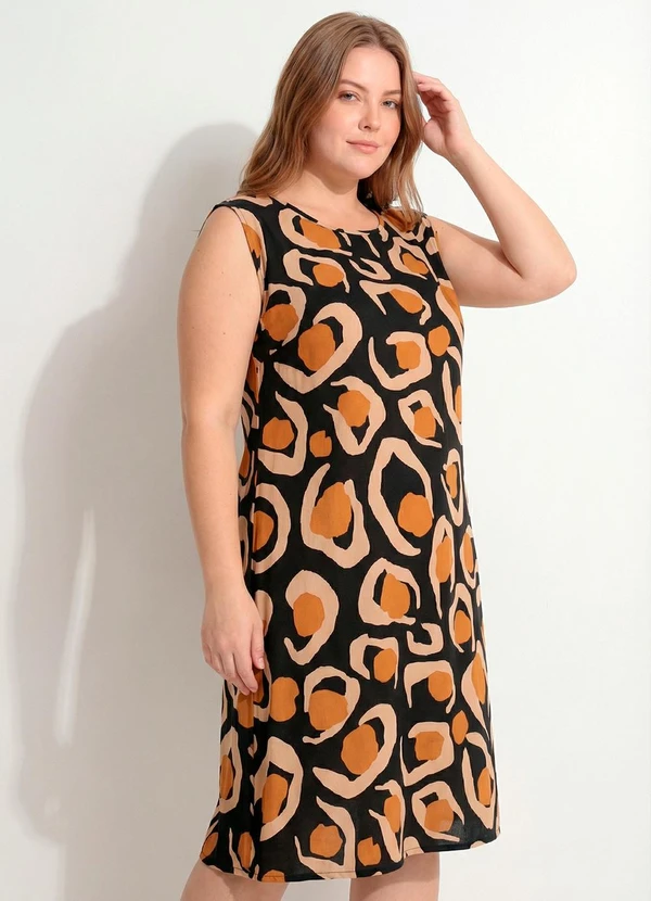 Marguerite - Vestido Oncinha Viscose Plana 3